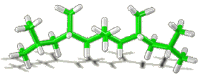 Ataktisches Polymer ohne gleichmässige Anordnung der Seitengruppen