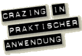 Sonst unerwünscht, aber geprägte Beschriftungs­bänder nutzen den Weissbruch gerne zur Kontrastbildung