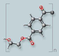 Polyethylenterephthalat Strukturformel